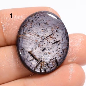 Pietra preziosa cabochon di zaffiro rosa naturale Trapiche, pietra di zaffiro rosa, cristallo di pietra preziosa di zaffiro, per realizzare gioielli (pietra come da immagine)