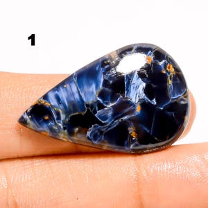 Natural Pietersite Cabochon Genuine Pietersite Gemstone Hand Polish Pietersite Stone Jewelry Making Pietersite Flat Back Polished Stones