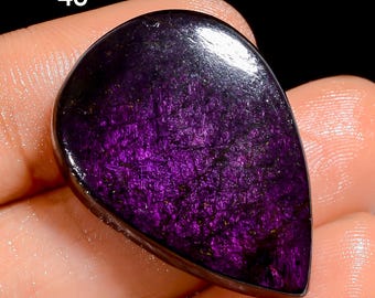 Sterling Silver Purpurite Freeform Pendants Sterling Silver Purpurite Freeform Pendants