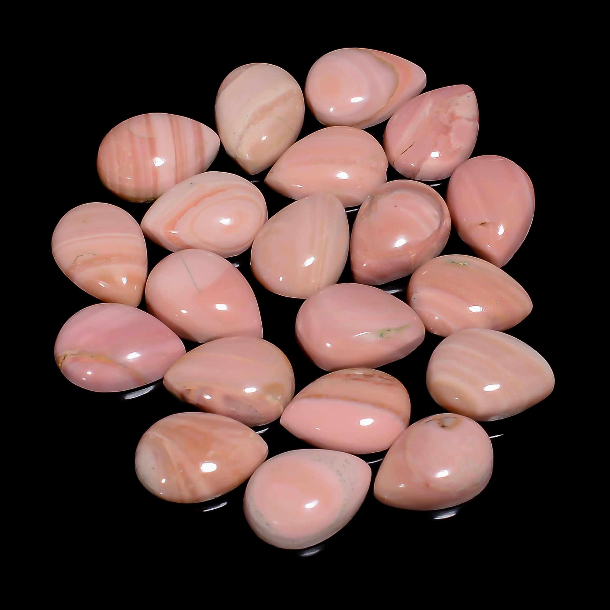 13 mm ドロップ ピンク オパール クリスタル ペアシェイプ