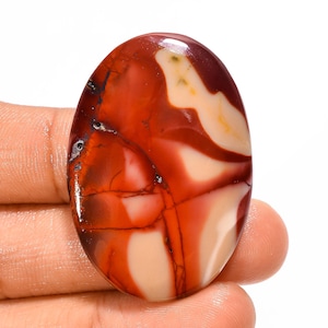 Cabochon di diaspro Mookaite di altissima qualità e molto bello, pietra preziosa sciolta, da utilizzare per la creazione di gioielli tramite avvolgimento con filo metallico, il regalo ideale per lei.