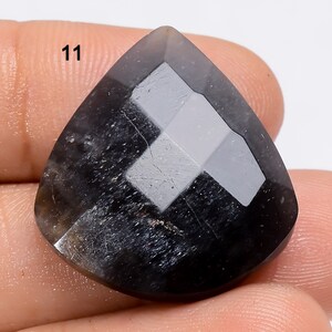 Cabujón Piedra Luna Gris Natural Piedra Luna Gris Facetada Cristal Piedra Facetada Cristal Facetado Gris