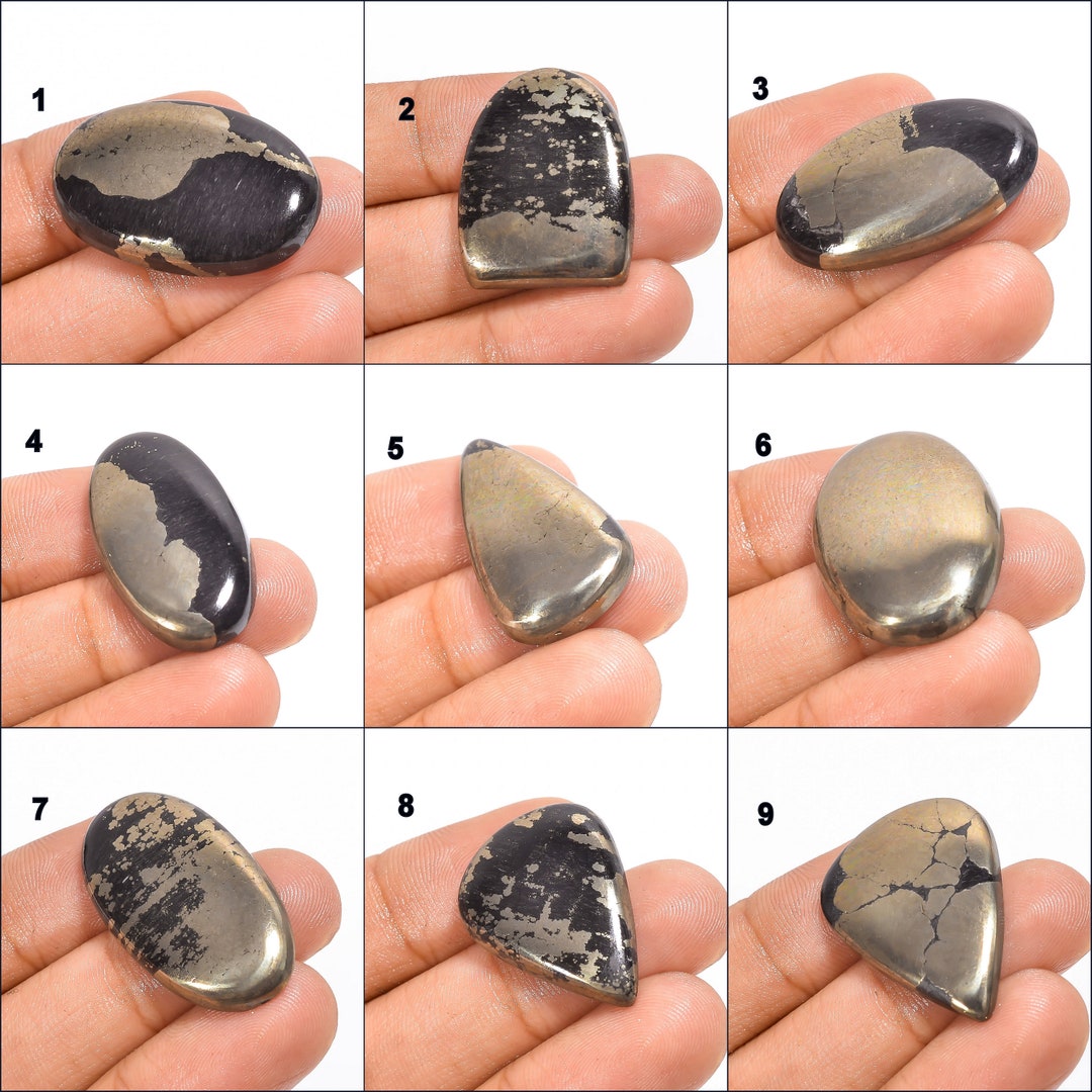 Apache Gold Cabochon Mix Shape and Size Healing Crystal Apache Gold Gemstone Apache Gold Stone