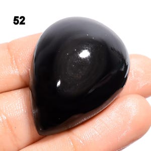 Cabochão de Obsidiana Arco-Íris Cristal de Obsidiana Olho Solto Multi Fogo Pedra de Obsidiana Olho de Arco-Íris