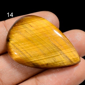 Natürliche Tigerauge Cabochon Edelstein Tigerauge glatt Beide Seite poliert glänzende Farbe Edelstein Tigerauge Lose Stein Tigerauge als Bild