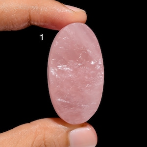 Quarzo rosa naturale pietra preziosa grezza Cabochon di quarzo rosa rosa, pietra preziosa sciolta Quarzo rosa pietra grezza Pietra per la creazione di gioielli (grezza come da immagine)