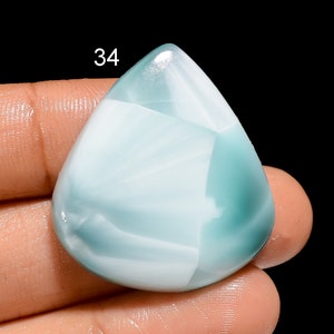 Natural Hemimorphite Cabochon Loose Gemstone Pear Shape Hemimorphite Gemstone Oval Shape Hemimorphite Cabs Hemimorphite As Picture image 5