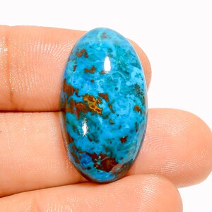 Natürliche Chrysokoll Edelstein Flachboden Stein 26X15X7 mm Größe Chrysokoll Kristall