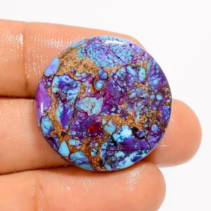 Mohave paars brons turkoois steen gepolijste turkoois steen platte achterkant 26 x 26 x 5 mm Formaat Mohave paars turkoois