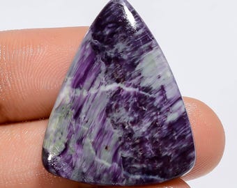 Natural Kemmererite Gemstone Drop Shape Kemmererite Cabochon 29X23X4 mm Size Kemmererite Both Side Polished Stone