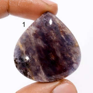 Natural Iolite Sunstone Cabochon Loose Gemstone Healing Crystal Stone Polished Sunstone For Making Jewelry Gift For Her ( Stone As Picture