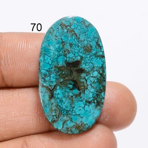Bellissima pietra preziosa turchese Cabochon turchese artificiale Pietra preziosa sciolta Pietra turchese per realizzare gioielli Pietra