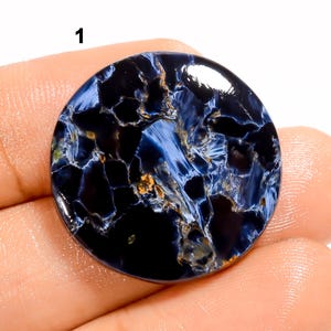 Natuurlijke pietersiet cabochon Echte pietersiet edelsteen handpolijst pietersiet stenen sieraden maken pietersiet platte achterkant gepolijste stenen