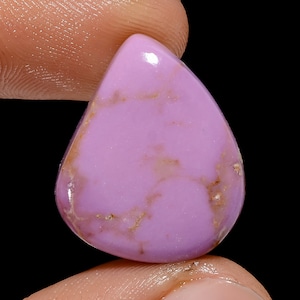 Natural Phosphosiderite Cabochon Pink Uneven Shape Crystal Phosphosiderite Gemstone 21X17X5 mm Size 18 Carat Pink Stone