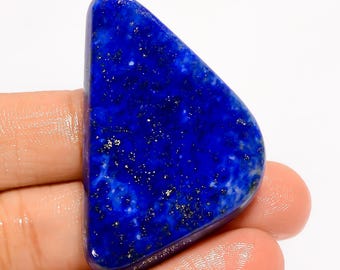 Natural Lapis Lazuli Cabochon Blue Lapis Lazuli Crystal 46X29X6 mm Size Blue Lapis Crystal