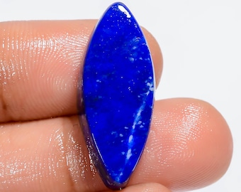 Natural Lapis Lazuli Cabochon Blue Lapis Lazuli Crystal 26X15X5 mm Size Blue Lapis Crystal