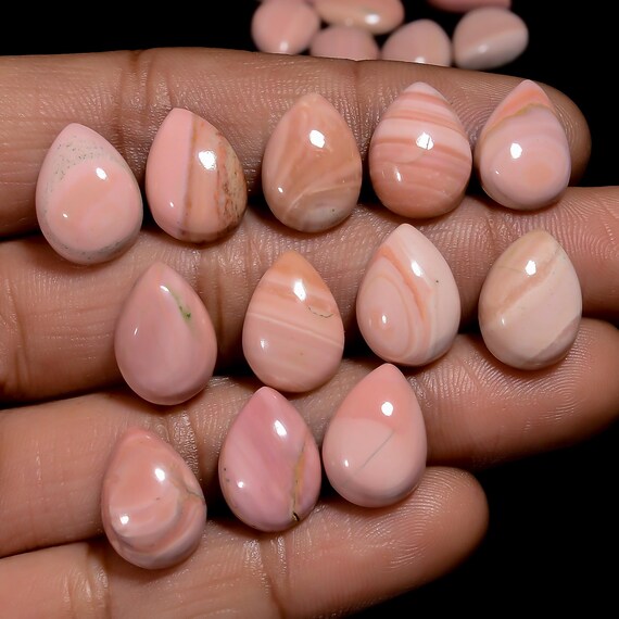 13 mm ドロップ ピンク オパール クリスタル ペアシェイプ