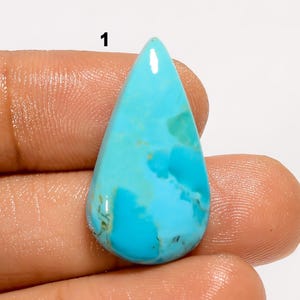 Kingman turkoois cabochon losse edelsteen Kingman turkoois edelsteen kristal sieraden maken edelsteen beide zijden hoog gepolijste steen