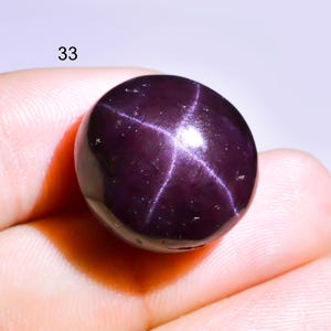 Natuurlijke roze stergranaat cabochon ronde vorm stergranaat edelsteen ovale cirkelvorm roze stergranaat steen blikkerige stergranaat