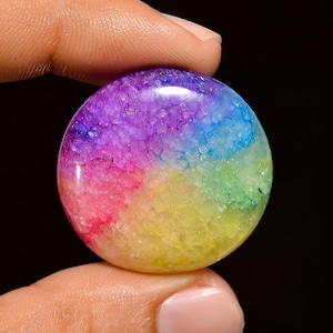 Natürlicher Regenbogen Solar Quarz Edelstein, loser Edelstein, Multi Color Mix Form Solar Quarz Edelstein, Regenbogen Farbe Edelstein.