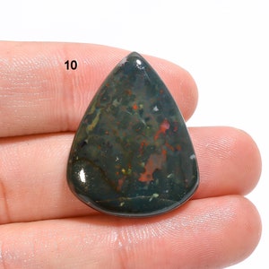 Natuurlijke bloedsteen edelsteen cabochon losse sieraden losse edelsteen groothandel cabochon bloedsteen kristal draadwikkel sieraden (steen als foto
