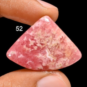 Pietra preziosa naturale di rodocrosite, cabochon di rodocrosite, pietra preziosa sciolta, cabochon liscio e lucido di cristallo di rodocrosite, per realizzare gioielli