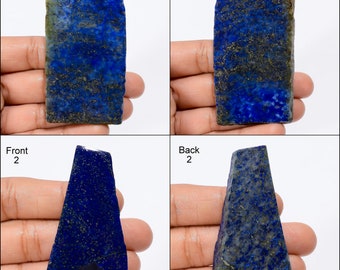 Natural Lapis Lazuli Slice Raw Mineral Stone Lapis Lazuli Slice Raw Crystal Loose Lapis Gemstone Healing Crystal Jewelry Slice
