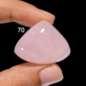 Quarzo rosa naturale cabochon pietra preziosa sciolta forma mista bellissima pietra preziosa di cristallo rosa per la creazione di gioielli (pietra come da immagine)