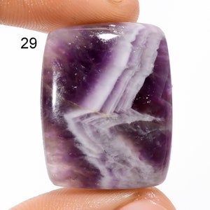 Cabochon di pietra preziosa di ametista Chevron, cristallo, pietra preziosa curativa, cabochon per la creazione di gioielli, cristallo naturale, gioielli, regalo per lei