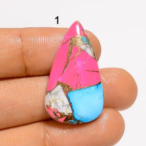 Algodão Doce Turquesa Liso Polido Algodão Doce Turquesa Cristal Pedra Doce