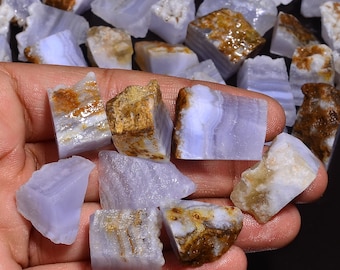 Natural Blue Lace Agate Rough Loose Blue Lace Agate Chunks Gemstone Rough Blue Lace Agate, Raw Blue Lace Agate, Raw Crystal Chunks .