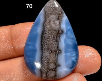 Natural Owyhee Blue Opal Cabochon, Loose Gemstone, Blue Opal Gemstone, Owyhee Opal, Crystal Healing, Jewelry making Cabs, Gift For Her