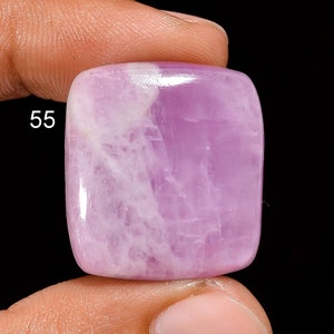 Piedra preciosa de kunzita rosa natural, piedra preciosa de kunzita rosa al por mayor, pulida a mano, piedra de kunzita cabujón suelta para hacer joyas