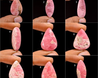 Natural Rhodochrosite Cabochon Loose Gemstone, Beautiful Rhodochrosite Gemstone Rhodochrosite Stone For Making Jewelry ( Stone As Picture