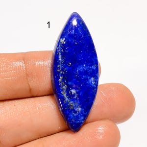 Natural Marquise Lapis Lazuli Gemstone Lapis Lazuli Stone Marquise Shape Lapis Lazuli Cabochon Both Side Polished Flat Back Lapis Lazuli