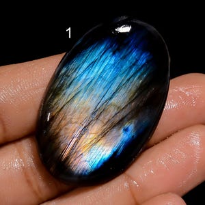 Labradorita natural cristal azul labardorita cabujón azul fuego labradorita piedra piedra labradorita pulida suave