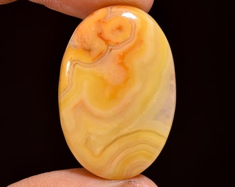 Natural Crazy Lace Agate Oval ,Loose Gemstone , Crazy Lace Agate Cabochon ,Healing Crystal Jewelry Making Stone ,30 Carat 31X21X5 mm Size .