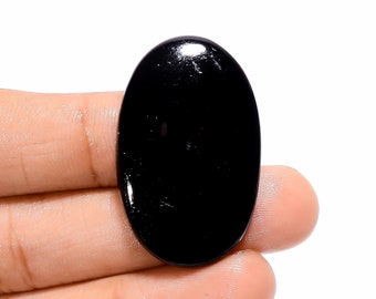 天然ブラックオニキスカボションファンシーシェイプジェムストーン