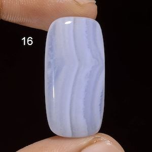 Natürliche Blaue Spitze Achat Cabochon Lose Edelstein-Mix Form & Größe Blaue Spitze Achat Edelstein für die Herstellung von Schmuck (Stein wie Bild