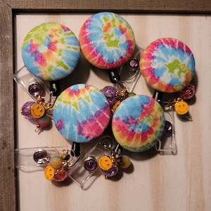 Tie-Dye Badge Reel