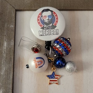 Abe Lincoln &#39;Merica Abzeichen Rolle