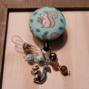 Squirrel Badge Reel