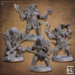 Skinchangers by Artisan Guild | Northmen Saga II| D&D | Dungeons Dragons | Pathfinder | Wargaming | TTRPG | RPG