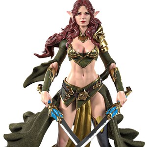 Wood Elf Assassin by Hold My Miniatures