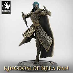 Elven Infantry by Rescale Miniatures - Kingdom of Nela Dan| D&D | Dungeons Dragons | Pathfinder | Wargaming | TTRPG | RPG