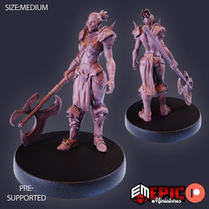 Orc Female by Epic Miniatures - Green Siege