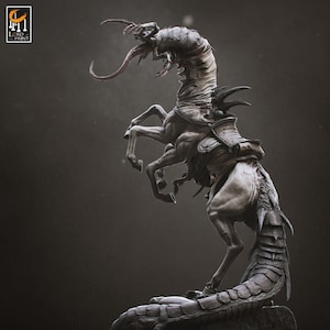 Corrupted Horses by Rescale Miniatures | Fear the Old God| D&D | Dungeons Dragons | Pathfinder | Wargaming | TTRPG | RPG