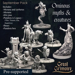 Ominous Myths and Creatures by Great Grimoire