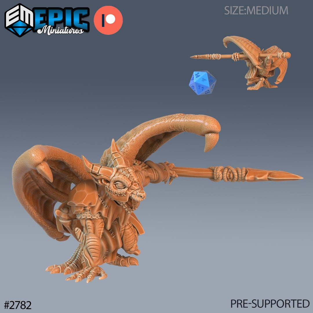 Winged Kobold by Epic Miniatures Reptiles of War Etsy