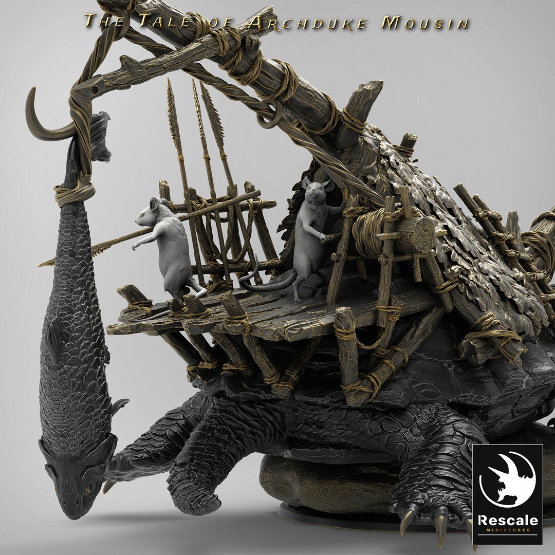 Turtle by Rescale Miniatures - Tale of Archduke Mousin| D&D | Dungeons ...
